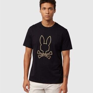 Psycho Bunny Beaumont Metallic HD Graphic Tee